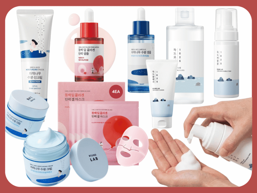 HUGE Discounts on Round Lab Korean Skincare on Amazon- Prices From $9.xx