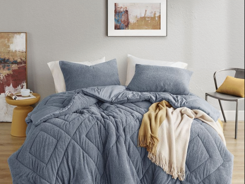 Twin Sized Quilted Teddy Midweight Comforter Set Only $8.99 at Kohls! (Reg. $30)