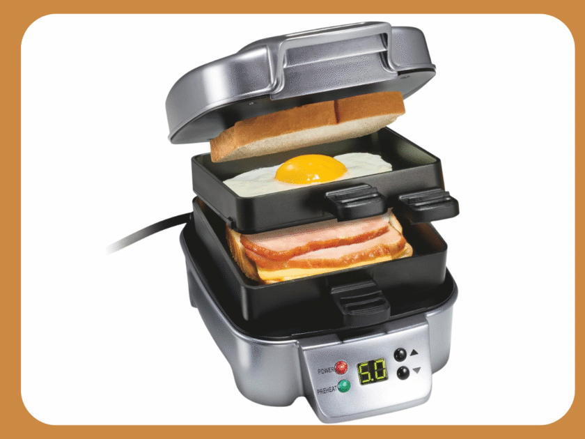 Hamilton Beach Sandwich Stacker Customizable Hot Sandwich Maker Only $33.xx on Amazon (Reg $50)