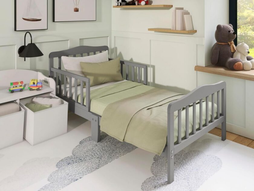 Dream On Me Toddler Bed with Safety Rails Only $44.xx on Amazon (Reg. $99)
