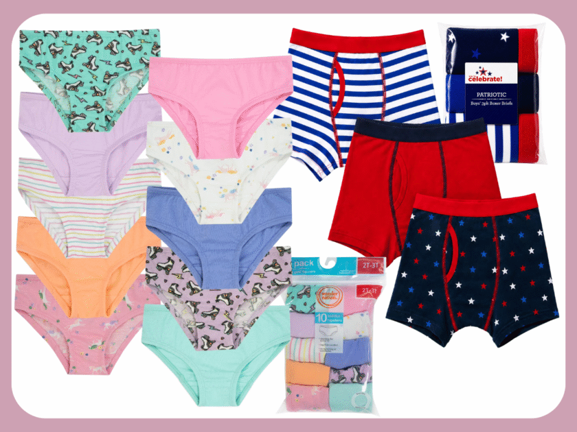 Kids Underwear Multipacks from $3 at Walmart | Score a 10-Pack for Just $5!