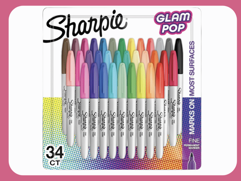 Sharpie Glam Pop Permanent Markers Only $16.xx on Amazon (Reg $27)