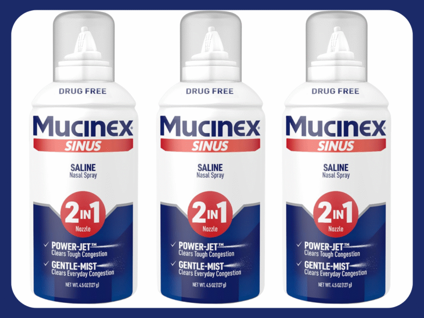 Mucinex Sinus Saline Nasal Spray Only $4.xx on Amazon (Reg $9)