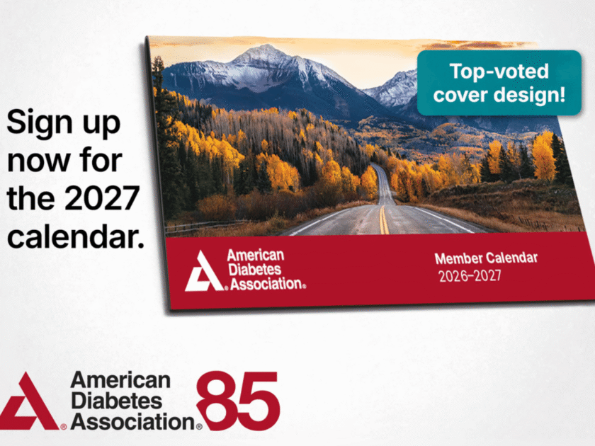 Free 2026-2027 American Diabetes Association Limited-Edition Calendar!