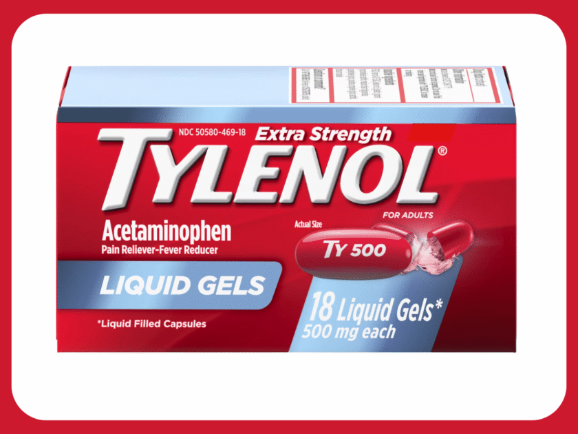 Tylenol Extra Strength Liquid Gels 18-Count