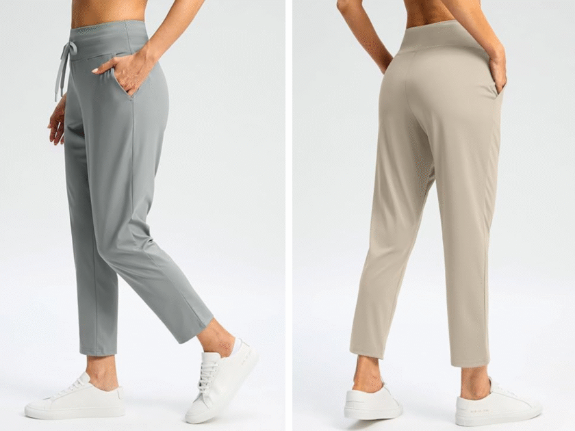 Women's High-Waisted Ankle Pants