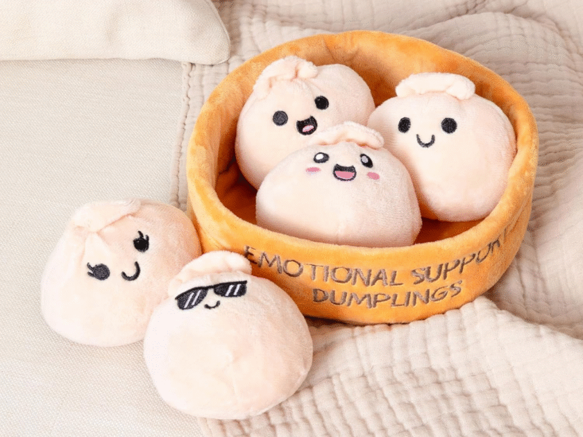 Emotional Support Dumplings Plush Toy Set