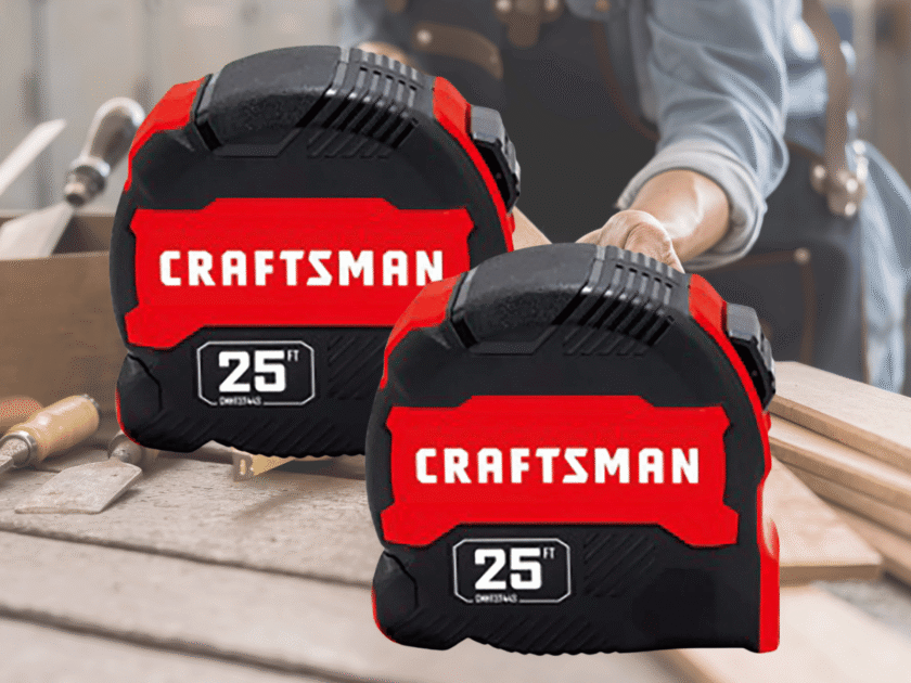 Craftsman Easy Grip Tape Measure 2-Pack Just $16.98 at Lowe’s Today Only