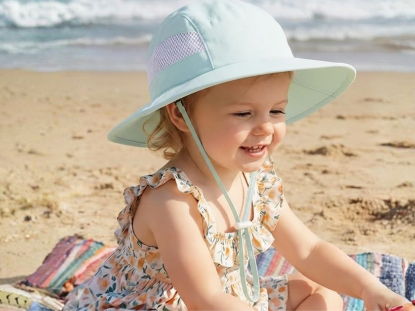 Baby and Toddler Wide Brim Sun Hat 2Pk Only $2.xx on Amazon (Reg $10)