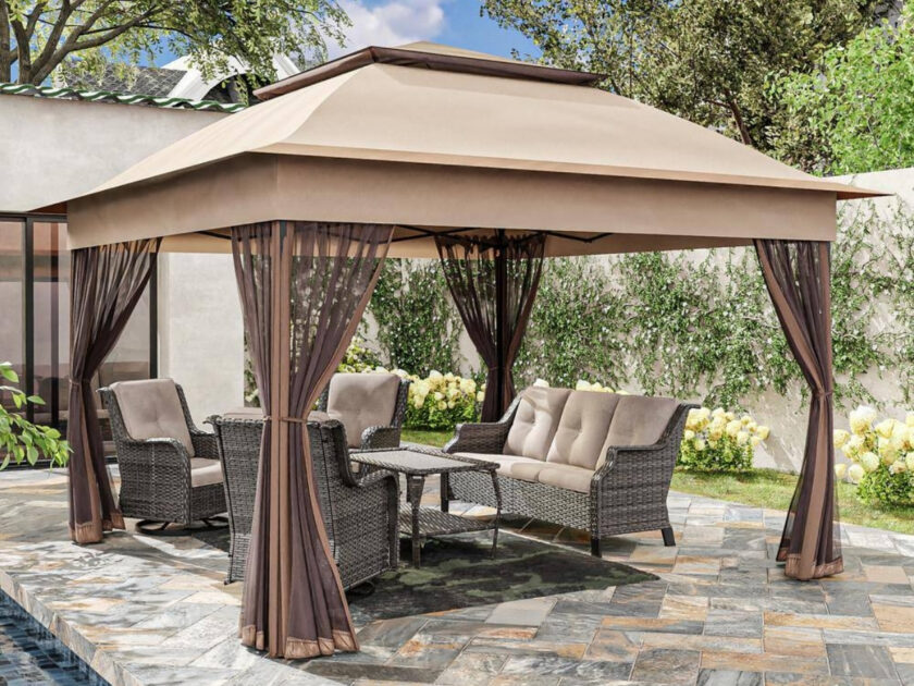 Steel Pop-Up Gazebo w/ Mosquito Netting Just $159 at Home Depot (Reg. $208)
