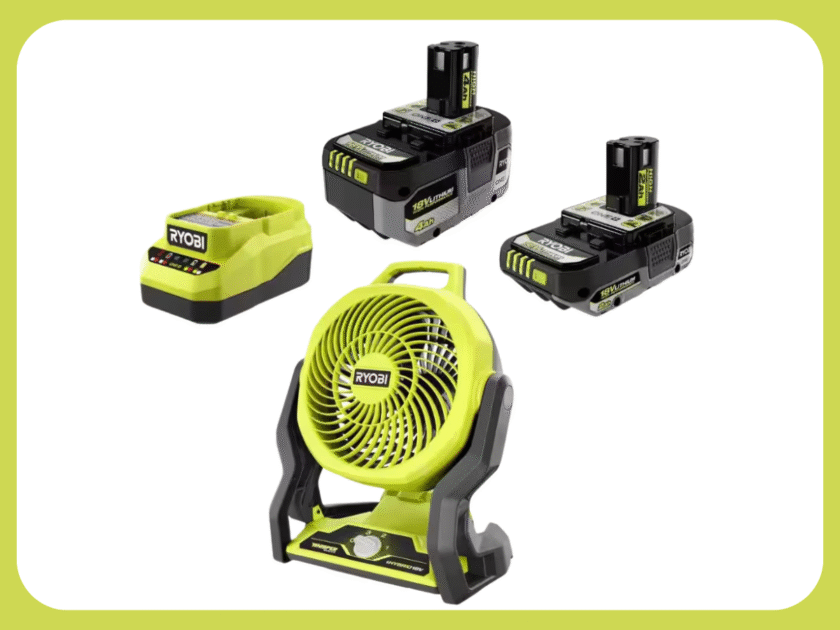 Ryobi ONE+ 18V High Performance Fan Kit Only $79 at Home Depot (Reg. $158)