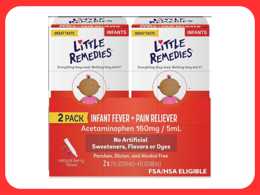 Little Remedies Infant Fever & Pain Reliever 2pk Only $4.xx on Amazon (Reg $10)