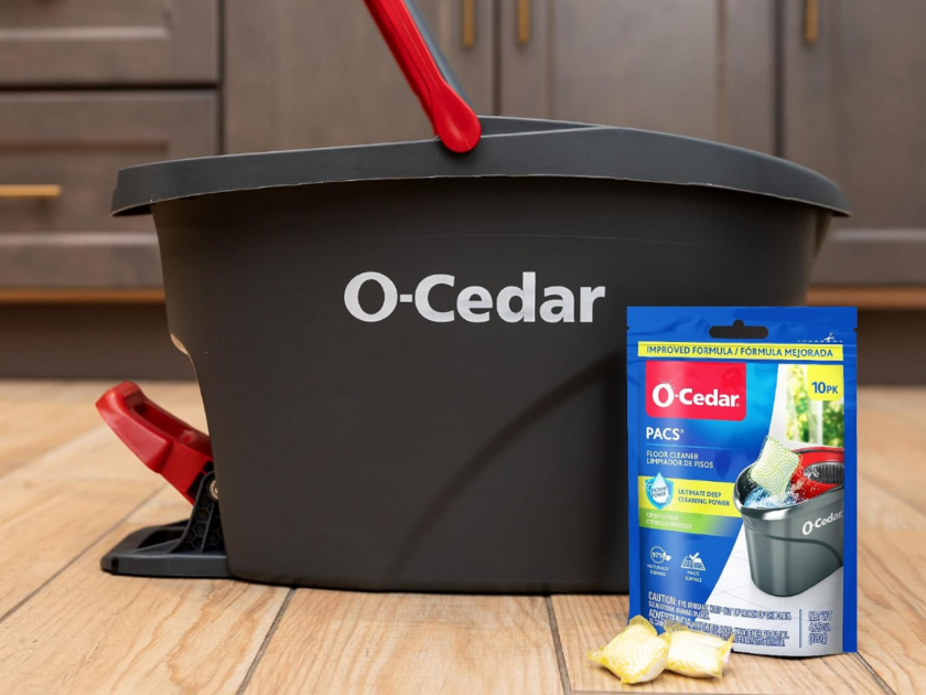 O-Cedar PACS Hard Floor Cleaner, Crisp Citrus Scent 10 Count $5.xx on Amazon (Reg $9)