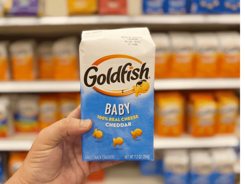 Goldfish Baby Cheddar Cheese Crackers Only $1.xx on Amazon