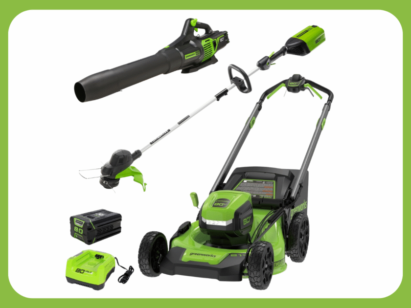 Greenworks Lawn Mower, String Trimmer & Leaf Blower Only $499 Shipped (Reg. $1,099)