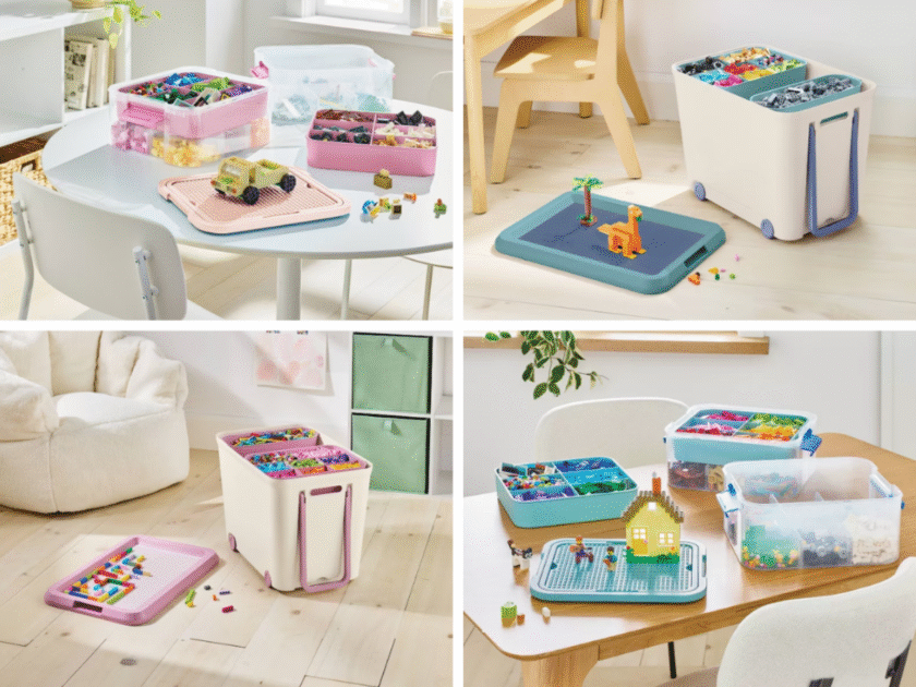 Brightroom Building Brick Storage Tote (Rolling or Latching)