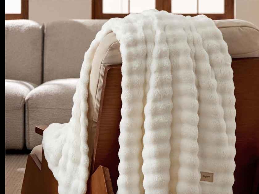 Bedsure 3D Fleece Bubble Blanket Only $9.xx on Amazon (Reg $27)