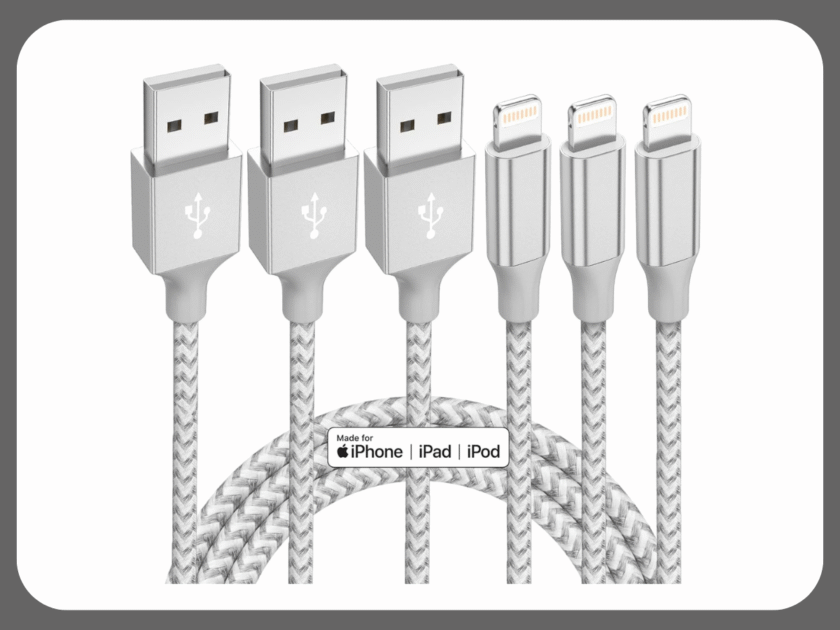 iPhone Charger 3-Pack Only $3.xx on Amazon (Reg $10)