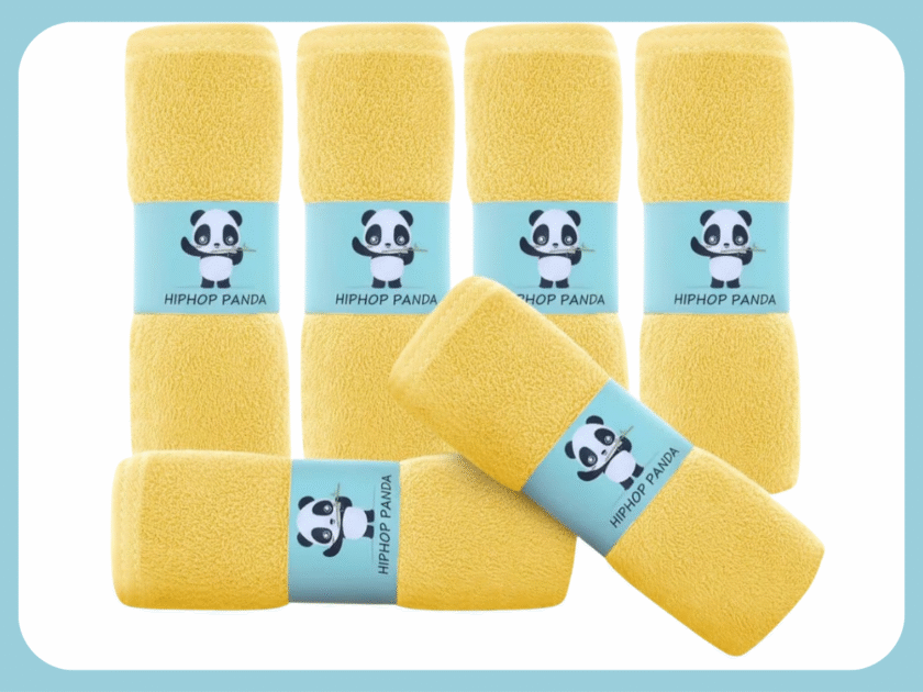 6pk HIPHOP PANDA Baby Washcloths only $5.xx on Amazon (Reg. $13)