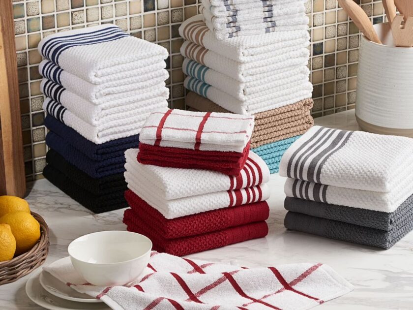 Mainstays 4-Pack Woven Kitchen Towel Set Only $5.xx at Walmart