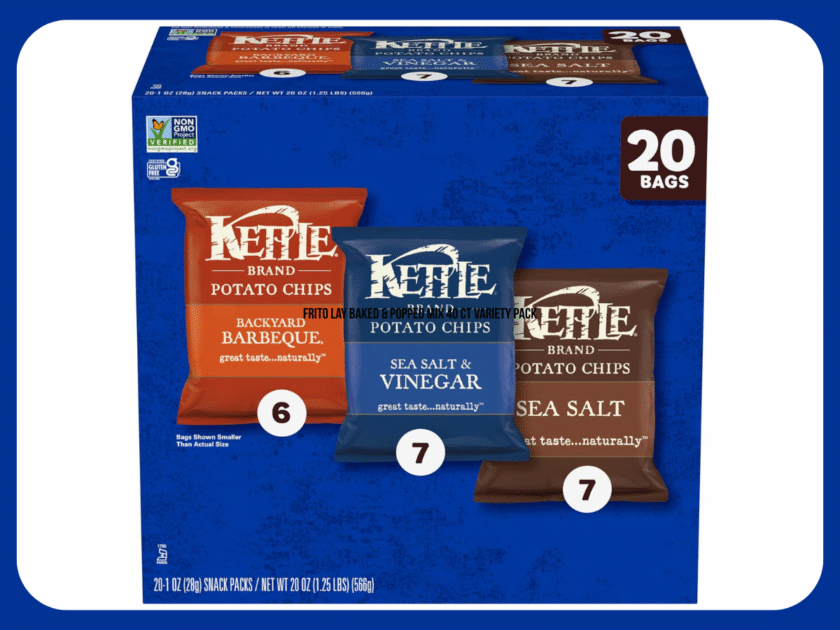 Kettle Brand Potato Chips Variety Pack Only $8.xx (Reg. $12.xx)!