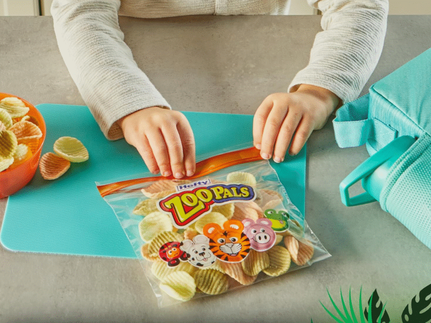 Hefty Zoo Pals Sandwich Bags 50-Count Only $2.xx on Amazon | SUPER Cute!
