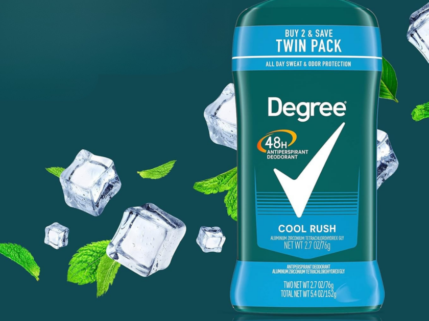 Degree Men Antiperspirant Deodorant Cool Rush 2-Pack Just $3 on Amazon (Reg $7)