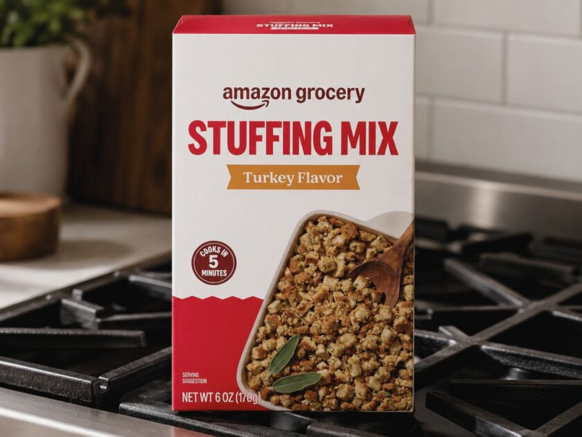 Amazon Fresh Stuffing Mix Turkey Flavor 3-Pack Just $2.xx on Amazon (Reg. $3)