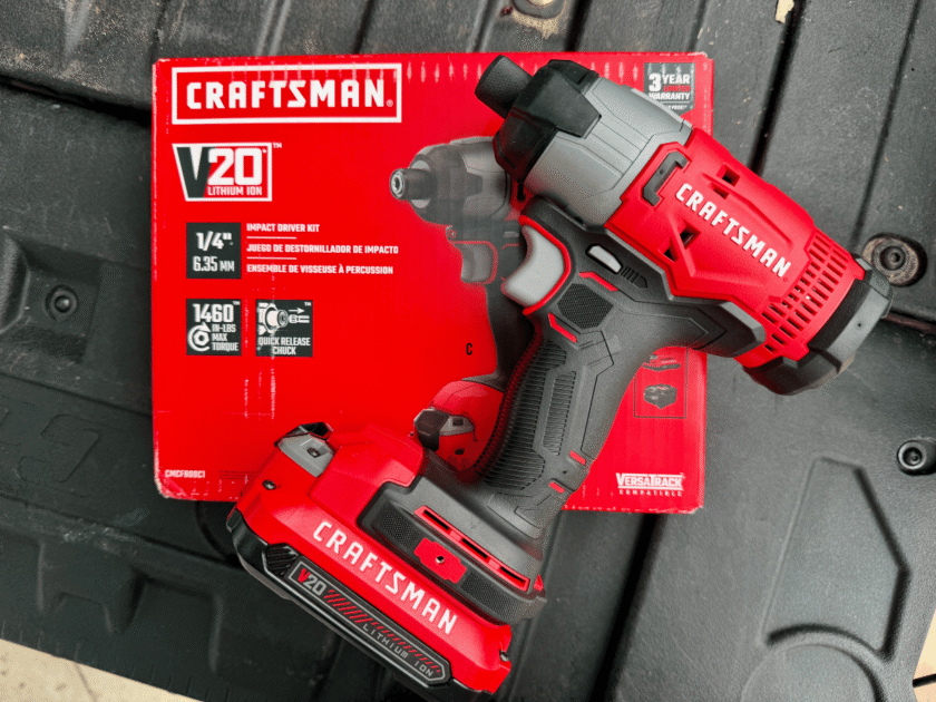 CRAFTSMAN Cordless Impact Driver with Battery JUST $39 at Lowe’s (Reg. $99)