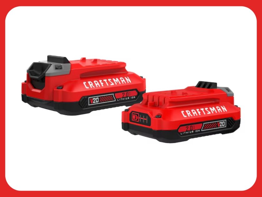 Craftsman Battery 2-Pack Just $59 at Lowe’s (Reg. $149)
