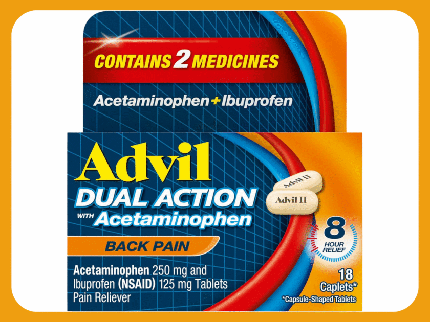 Advil Dual Action Back Pain Caplets Only $2.xx on Amazon (Reg. $4)