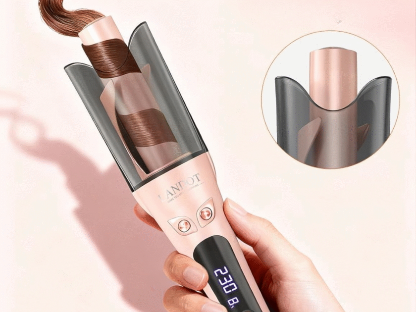 LANDOT Automatic Rotating Curling Iron JUST $19.xx on Amazon (Reg. $40)