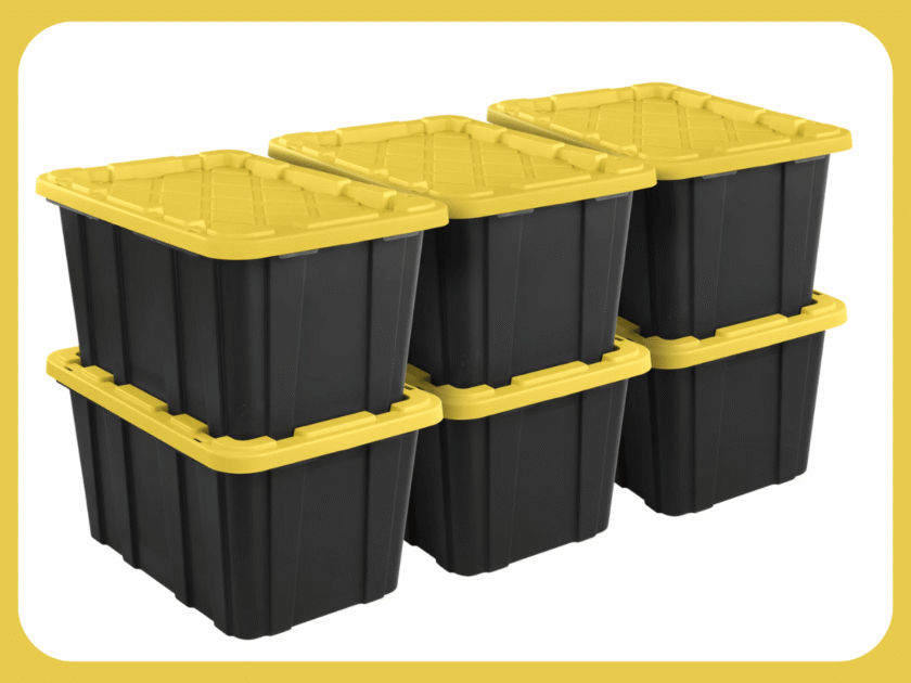 SIX Sterilite 27-Gallon Plastic Storage Totes Only $48 at Walmart (Reg. $60)
