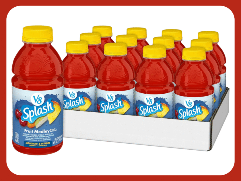 V8 Splash Fruit Medley Flavored Juice 12 Pack Only $6.xx on Amazon (Reg.$17)