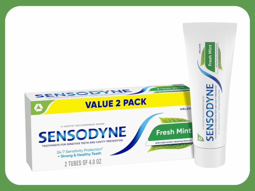 Sensodyne Fresh Mint Sensitive Toothpaste Only $6.xx on Amazon (Reg $12)