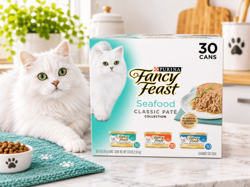 Purina Fancy Feast Seafood Classic Pate Variety Pack Only $20.xx on Amazon (Reg. $31)