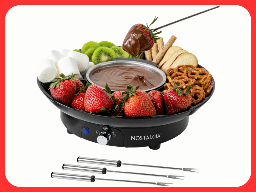 Nostalgia Electric Fondue Party Set