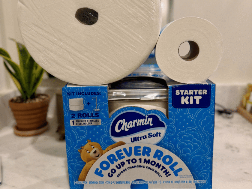 Score a Charmin Forever Roll Starter Kit for $19.99 (Reg. $30) + $10 Target Gift Card!