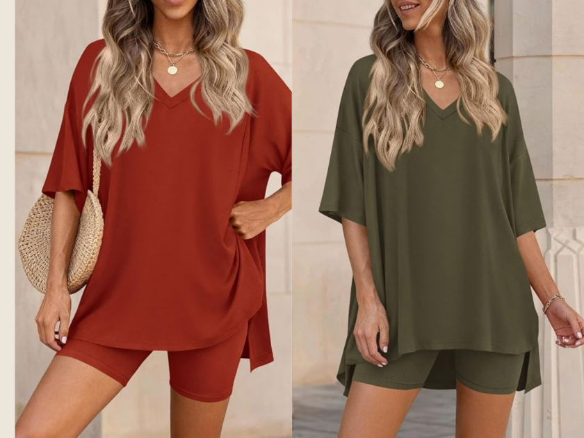 Women’s 2 Piece Lounge Sets Just $17.xx on Amazon (Reg. $39)