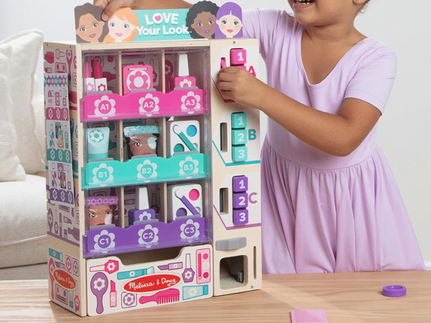 Melissa & Doug Beauty Kiosk Vending Machine Play Set Only $43.xx on Amazon (Reg $87)