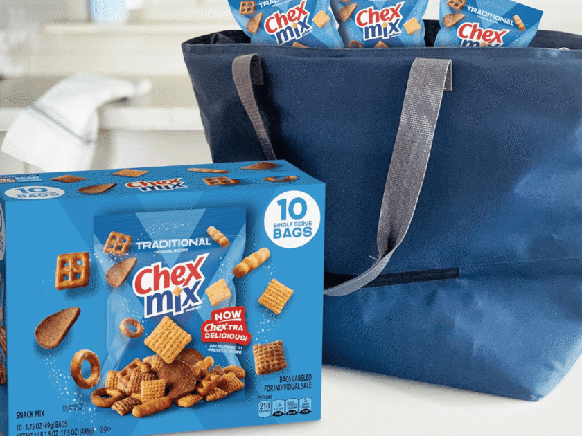 Chex Mix Snack Bags 10 Ct Only $4.xx on Amazon (Reg. $6)