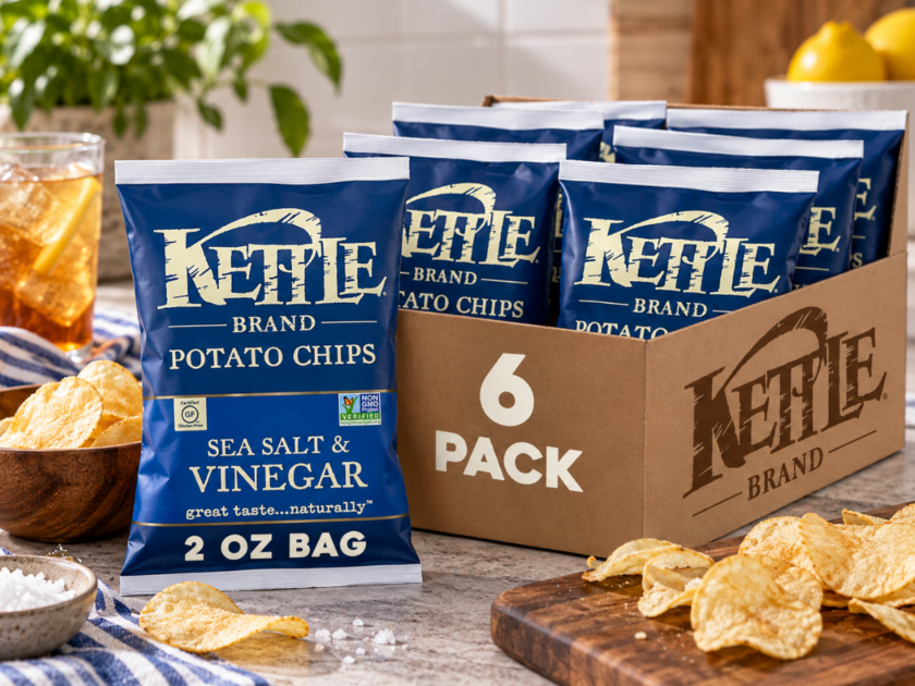 Kettle Chips Sea Salt & Vinegar 6-Pack Just $4.xx on Amazon! Will Sell Out!