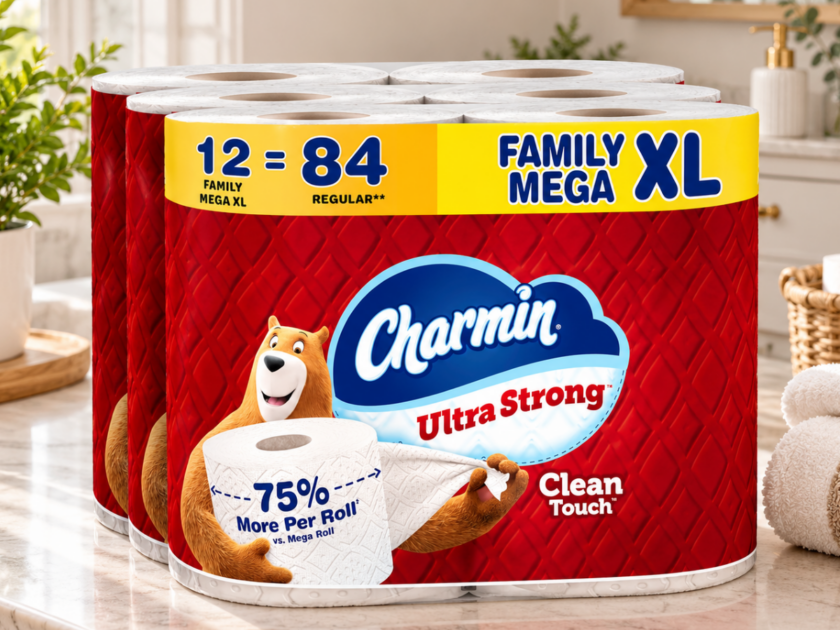 Charmin Ultra Strong 12 Family Mega XL Rolls Only $16.xx on Amazon (Reg. $27)