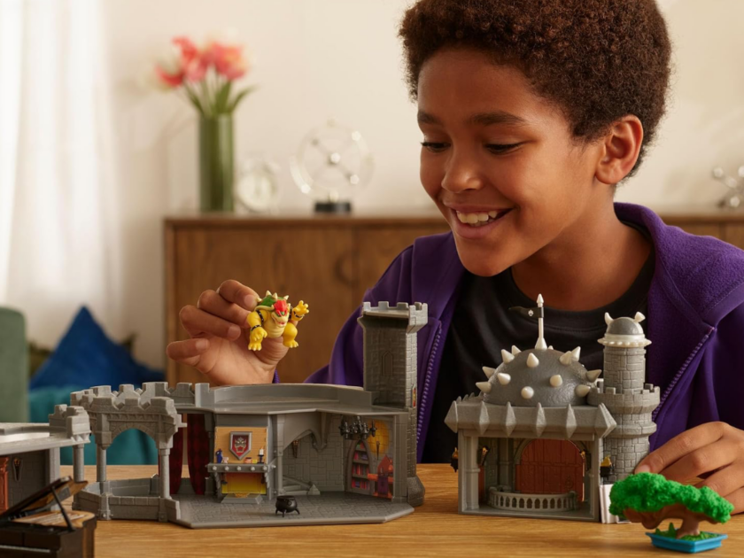 The Super Mario Galaxy Movie Deluxe Three-Story Bowser Castle Playset Only $13.xx on Amazon (Reg $42)