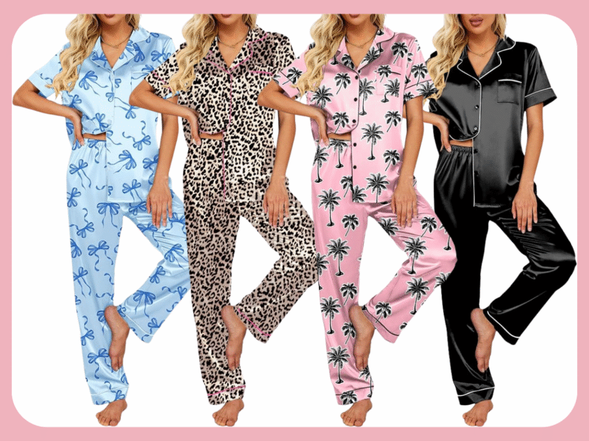 Ekouaer Womens Silky Satin Pajamas Sets as Low as $11.xx on Amazon (Reg. $30)