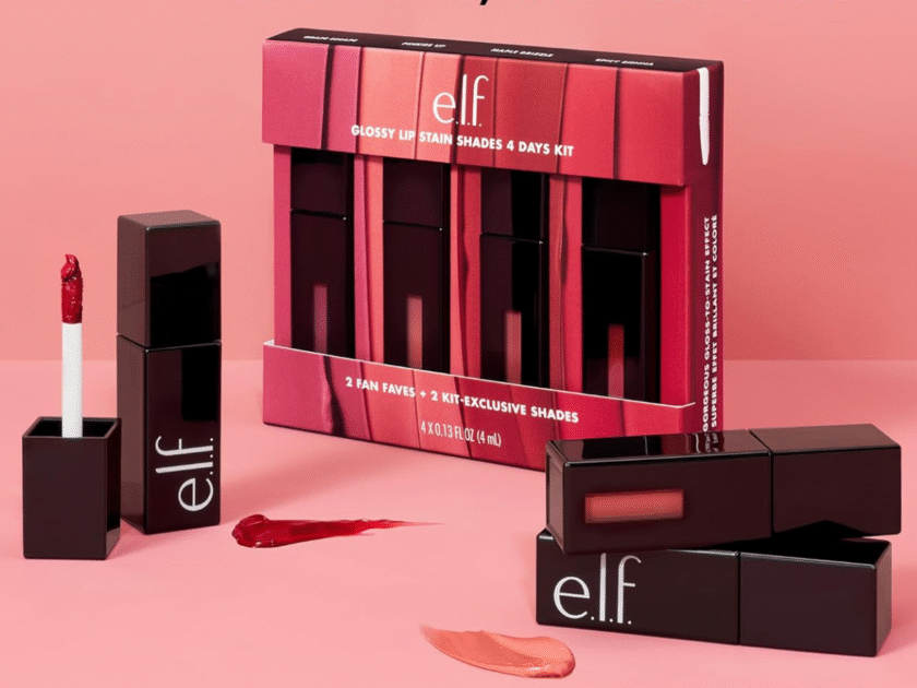 e.l.f. Glossy Lip Stain Shades 4 Days Kit Only $11.xx on Amazon (Reg $24)