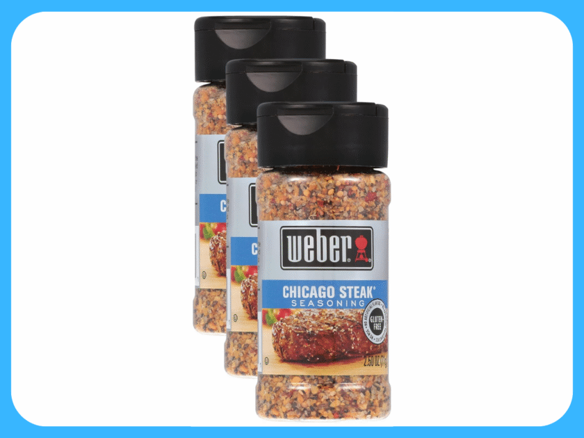Weber Chicago Steak Seasoning 3-Count Only $5.xx on Amazon (Reg. $12)
