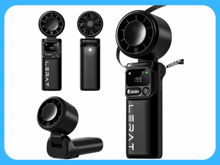 Lerat Portable Handheld Turbo Fan Only $7.xx on Amazon (Reg. $16)