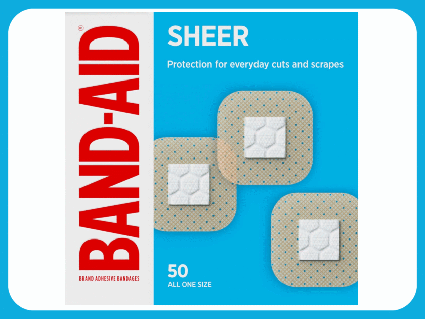BAND-AID Brand Sheer Spots Adhesive Small Square Bandages Only $1.xx on Amazon (Reg. $3)