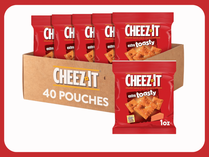 Cheez-It Cheese Crackers 80Ct Snack Packs Only $7.xx on Amazon (Reg $23)